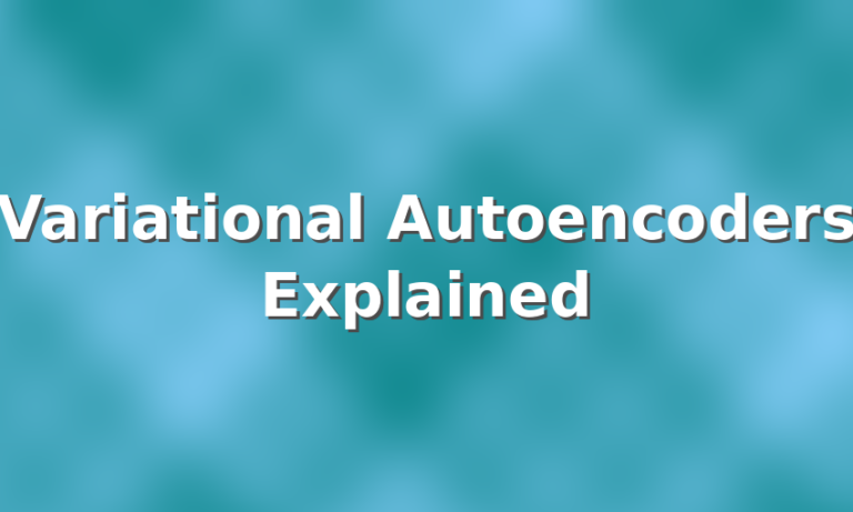 Variational Autoencoders Explained